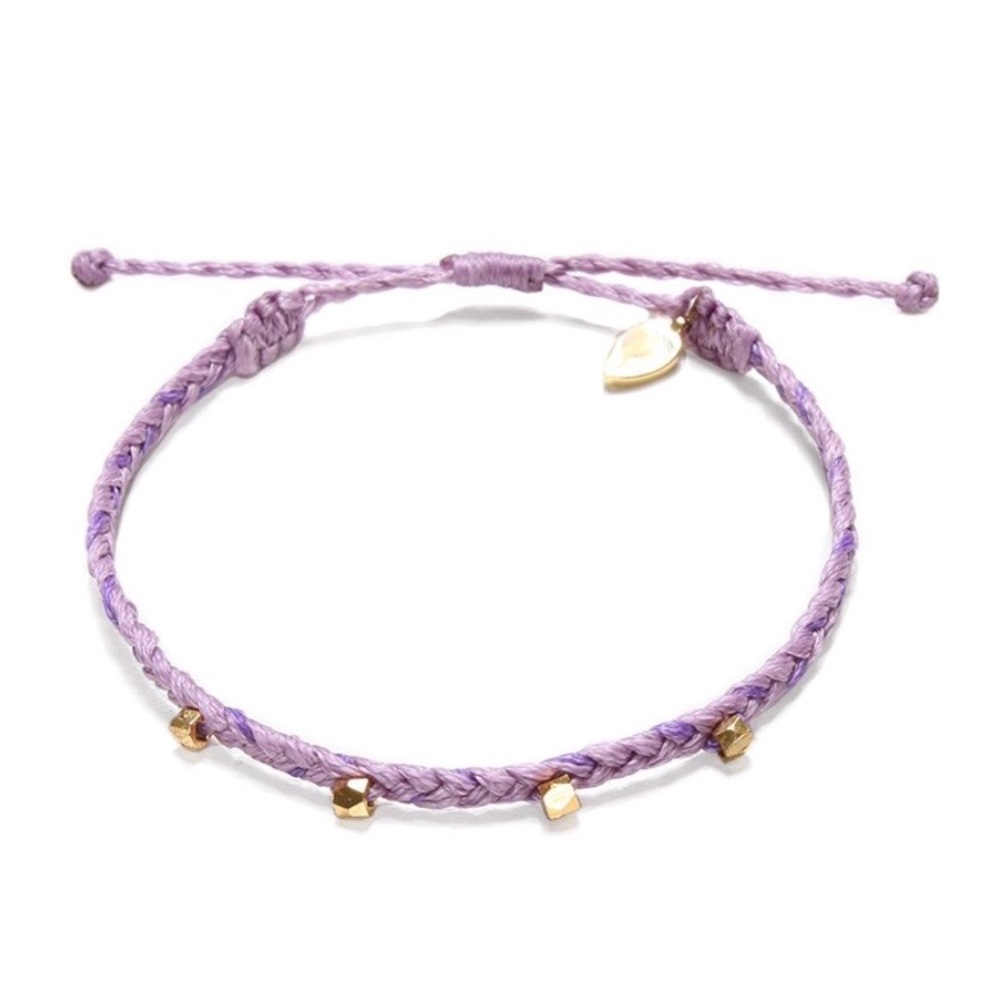 Seeds Bracelet - Light and Dark Purple